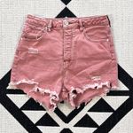 We The Free Crvy Vintage High Rise Cutoff Shorts in Rose Size 28 Photo 3