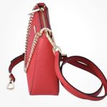 Michael Kors Jet Set Medium Saffiano Leather Crossbody Bag With Gold Chain Strap Photo 2