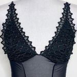 Vintage Escante Mesh Babydoll Slip Black Photo 4