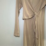 BUNDLE of two dresses women’s XS red beige long‎ sleeve mini fitted Photo 10