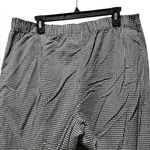 Dress Barn  WOMENS  Black and White Checkered Gingham Pants Size 14W Capris Chic Photo 5