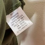 Altar'd State Dress SMALL Olive Green Long Sleeve Sheath Applique Lace V-Neck Photo 5