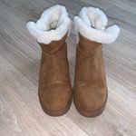 Juicy Couture Firecracker Cognac Brown Faux Fur Plush Winter Boots Women 9M Photo 1