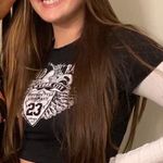 Windsor Motorcycle Graphic Cropped Tee Photo 5