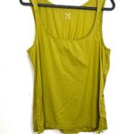Horny Toad / Toad & Co Chartreuse Green Unveil Drawstring Tank Top Size Large Photo 0