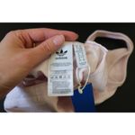 Adidas NWT  Originals Tennis Luxe Asymmetric Light Pink Crop Tank Size M Photo 4
