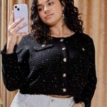 Cider New TWEED TYPE GLITTER ROUND NECKLINE BUTTON UP CARDIGAN CURVE & PLUS Size 2X Photo 0