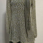 A’reve woven‎ layered tiered dress Green Photo 0