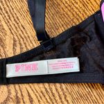 PINK - Victoria's Secret Victoria’s Secret PINK Wear Everywhere Black Leopard Print Lace Padded 32DD Photo 3
