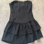 Edikted  Double Ruffle Drop Waist Mini Dress Photo 1