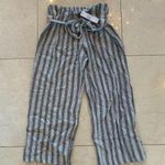 Drew  $192 Striped Linen Pants with Belt Sz Small Photo 0