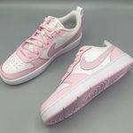 Nike Court Borough Low 2 SE (GS) Big Girl' Shoes Color White/Pink Foam Photo 3