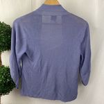 Eileen Fisher  Lavender Short Sleeve Open Front Cardigan Sweater S Photo 1