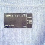 ASOSDesign 00Petite Blue Sweater w Polo Neck in Rib NWOT Photo 7