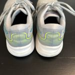 ASICS Women's Light Gray and Teal Athletic Shoes Photo 3