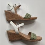 XOXO Women's Sienna Wedge Green and White Sandals Size 8.5 NWT Photo 10