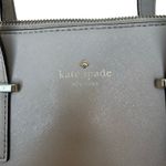 Kate Spade  New York Grey Saffiano Leather Satchel Crossbody Tote Bag Photo 1