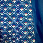 PGA Tour  Blue Pink Geometric Diamond Active Golf Skort, Size M Photo 1