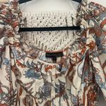 House of Harlow Paisley Print Puff Sleeve Mini Dress Photo 1