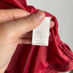 Vintage red suede leather snap up jacket Size M Photo 4