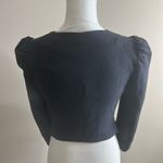 Urban Outfitters  Pins and needles black crop jacket puff sleeves XS Photo 9