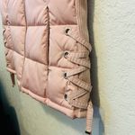 Calvin Klein NWT- Lace-Up Quilted Puffer Vest Pink Full-Zip Women’s Size Small Photo 2