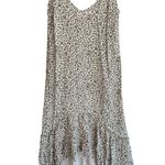 Palmacea Swimwear Leopard Print Maxi Dress Women’s S Hi Low Hem Boho Resort Green Photo 0