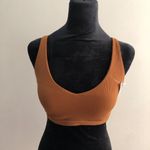 Offline By Aerie Women's Brown Ribbed Sports Bra Size Small NWT Brown Photo 1