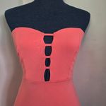 Windsor  Coral Orange Strapless Bodycon Mini Dress Photo 1