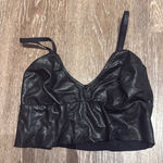 Commando  Faux Leather Crop Top Photo 0