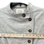Hi Line Jacket Womens XS Gray Wool Blend Asymmetrical Button Utility Moto Cozy Photo 5