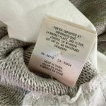 Moth Anthropologie Mixed Media Sweater Blouse Gray and White Size‎ Medium Photo 9