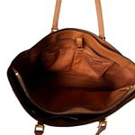 Tory Burch Robinson Leather Tote in Cardamom Photo 5