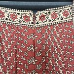 Sea New York Fernanda Tile Print Flutter Sleeve Pintucked Mini Dress Size Large Red Photo 7