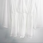 Anthropologie Altar’d State Crochet Back Long Sleeve Romper Photo 2