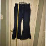 Forever 21 Dark Blue Wide Flare Leg Jeans Photo 8
