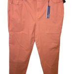 Gloria Vanderbilt Amanda Jeans 18W Coral Slimming Fit High Rise Straight NWT Photo 0