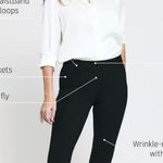 Betabrand  Classic Dress Pant Yoga Pants Bootcut in Black Photo 1