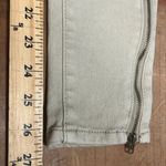 easel  small tan drawstring skinny pants with zipper on leg 10" rise 26.5" inseam Photo 7