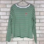 South Parade Lenny Palm Tree Green and White Stripe Long Sleeve Top Size S Photo 4