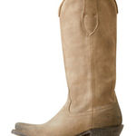 Ariat New NWT Womens 9 Memphis Boot Western Burnt Taupe Suede Light Brown Leathe Photo 0