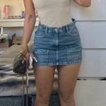 ZARA  Cargo Mini Skirt Denim Photo 0