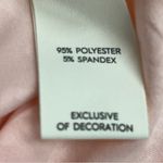 Laura Ashley  Soft pink Textured two piece Pajama Set L butterfly heart embossed Photo 2