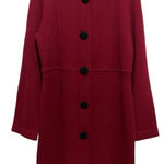 Kenar  burgundy
coat 100%lambs wool Photo 0