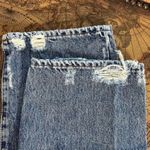 Good American NWT  Good Boy Distressed Straight Leg Rigid Jeans sz 10 Light Wash Photo 8