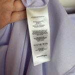 Self Portrait Lilac One Shoulder Midi‎ Dress Sz 10 Pleated Tiered Wedding Pastel Purple Photo 9