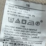 Banana Republic Women Skirt 16 Beige Corduroy Button Front Midi Western Cowgirl Photo 5