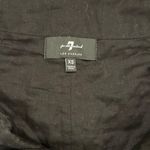 7 For All Mankind Black Eyelet Paperbag Shorts Photo 2