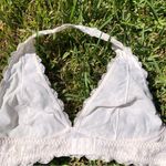 Free People Intimately White Lace Galloon Bralette L Photo 5