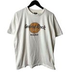 Vintage 90s Grand Rock Cafe Madrid T Shirt White XL Extra Large USA Graphic Tee Photo 0